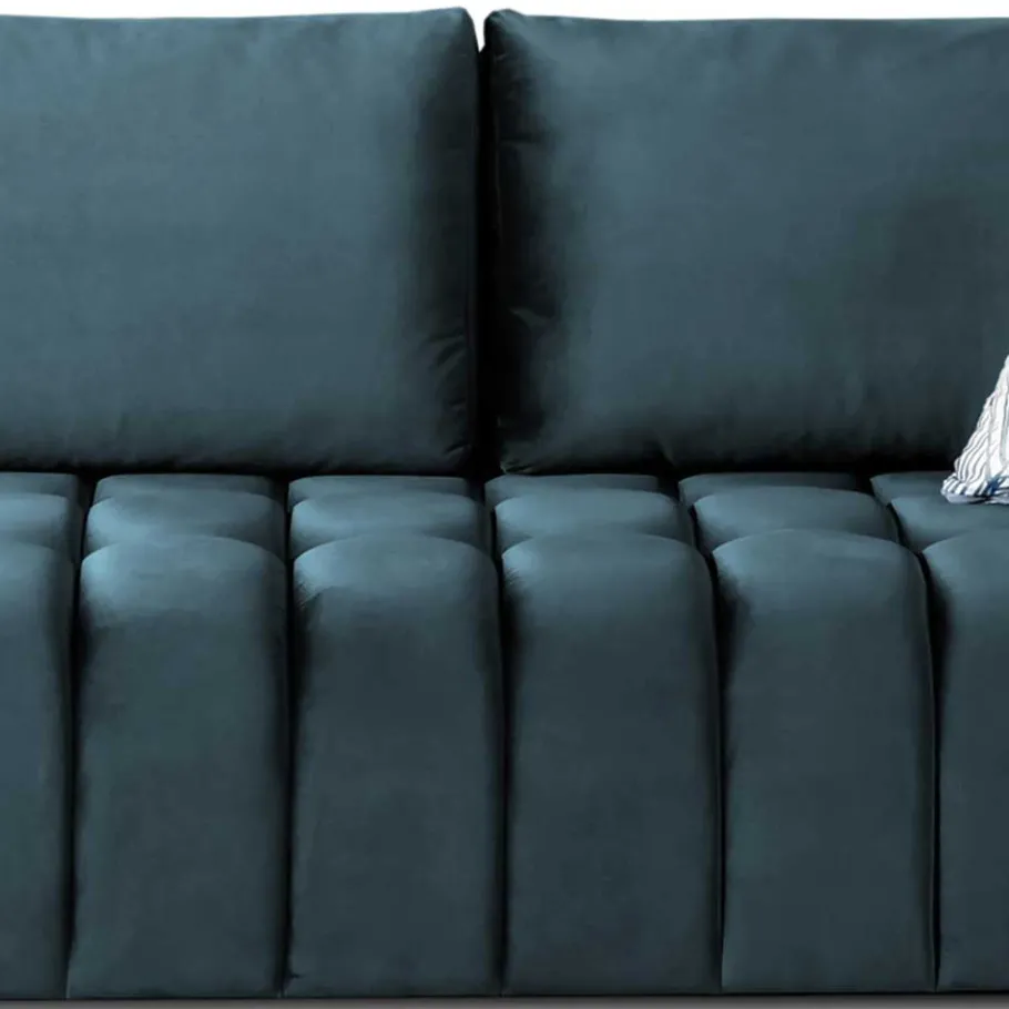 Hot Wohnen Dunkelblaue Schlafcouch mit drei Sitzplätzen - Beliava