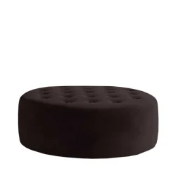 Clearance Wohnen Dunkelbrauner Sitzhocker mit 28 cm Höhe - Anroca