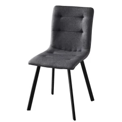 Hot Wohnen Dunkelgraue Essstühle in Modern - Nicoleta (2er Set)