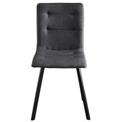Hot Wohnen Dunkelgraue Essstühle in Modern - Nicoleta (2er Set)