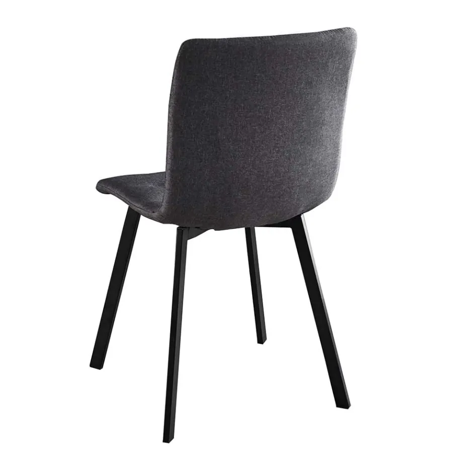Hot Wohnen Dunkelgraue Essstühle in Modern - Nicoleta (2er Set)