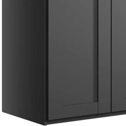 Sale Wohnen Dunkelgrauer Kleiderschrank 6-türig - Mataram I