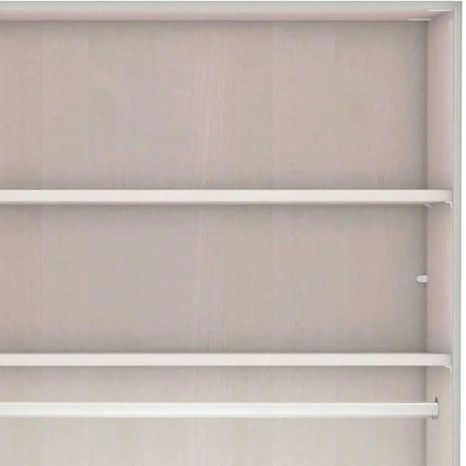 Best Wohnen Dunkelgrauer Schlafzimmerschrank 4-türig - Mataram