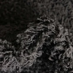 Wohnen Dunkelgrauer Teppich mit Hochflor - Rosarios