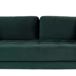 Sale Wohnen Dunkelgrünes Samtsofa mit zwei Kissen - Tangona