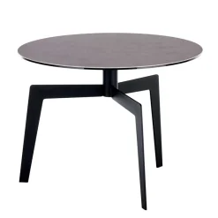 New Wohnen Dunkler Couchtisch mit Dreifußgestell - Deway