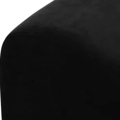 Online Wohnen Dunkler Relaxsessel aus Velours Schwarz - Leverias