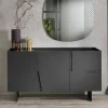 New Wohnen Dunkles Design Sideboard 160 cm breit - Dreamings