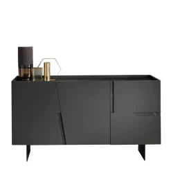 New Wohnen Dunkles Design Sideboard 160 cm breit - Dreamings