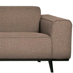 Discount Wohnen Eckcouch in hellem Braun Buklee - Mercana