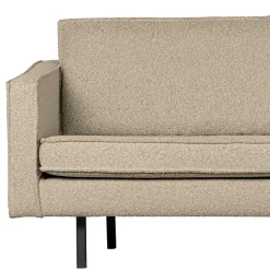 Best Wohnen Eckcouch in L-Form aus Boucle in Beige - Glamoure