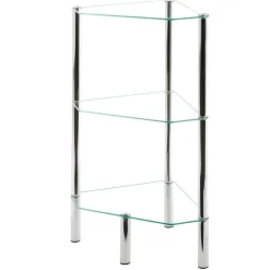 Wohnen Eckregal Janica aus Glas