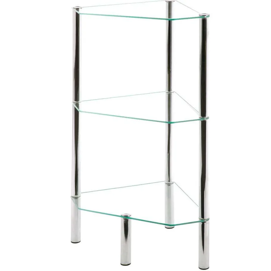 Wohnen Eckregal Janica aus Glas
