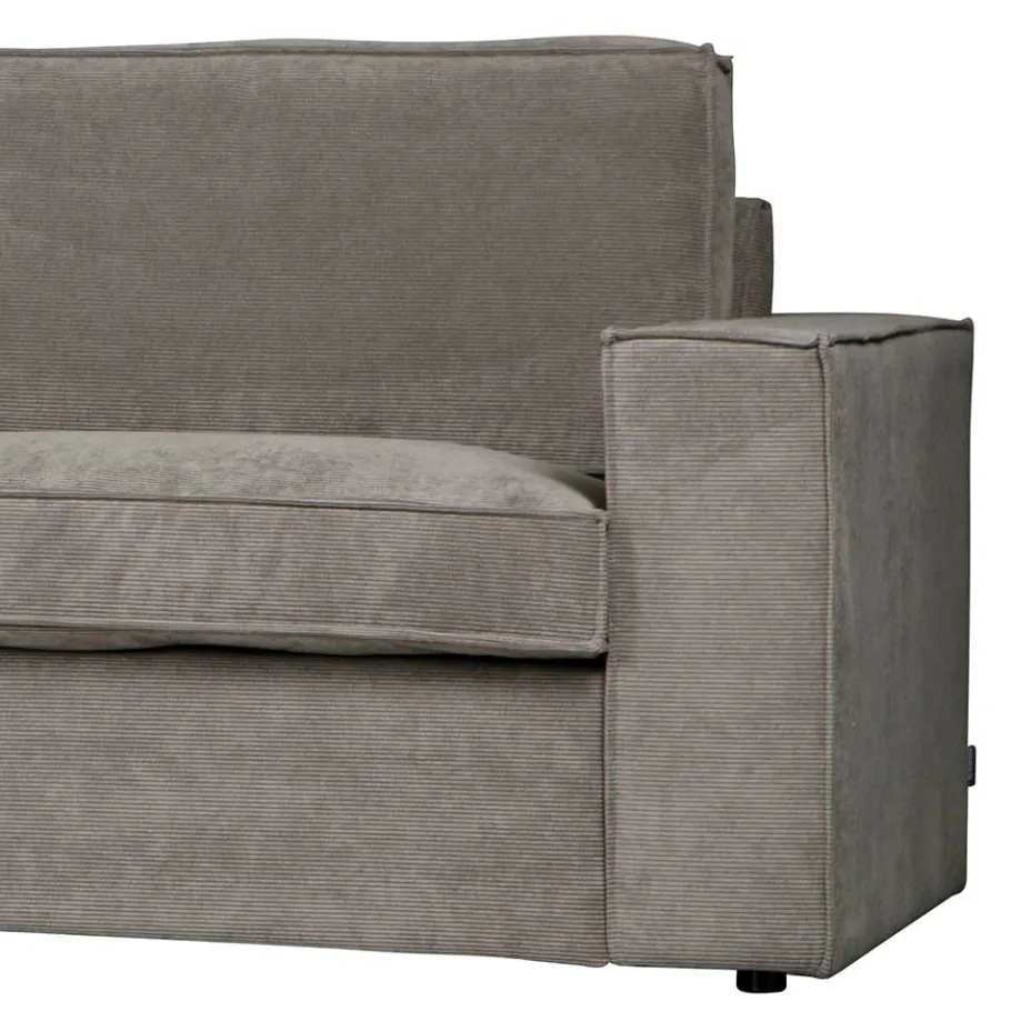 Best Wohnen Ecksofa Hope aus Cord-Webstoff und Massivholz