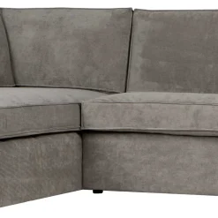Best Wohnen Ecksofa Hope aus Cord-Webstoff und Massivholz