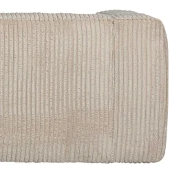 Discount Wohnen Ecksofa in Beige Ribcord - Fanandro