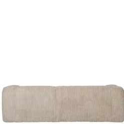 Discount Wohnen Ecksofa in Beige Ribcord - Fanandro