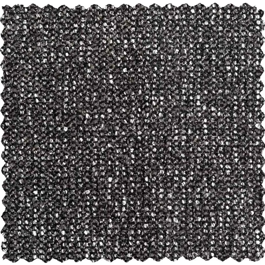 Discount Wohnen Ecksofa in Schwarzgrau Chenille - Barat