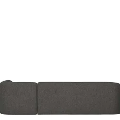 Discount Wohnen Ecksofa in Schwarzgrau Chenille - Barat