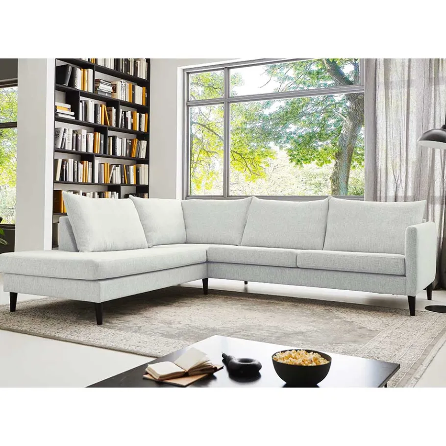 Sale Wohnen Ecksofa L-Couch in Offwhite - Udessa