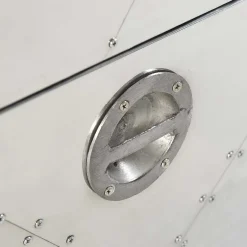 New Wohnen Edle Design Flurmöbel in Silber - Pilot (sechsteilig)