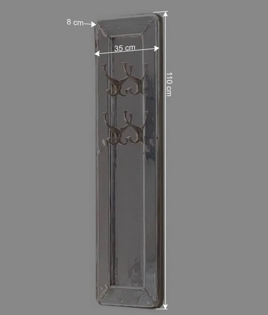 New Wohnen Edle Design Flurmöbel in Silber - Pilot (sechsteilig)