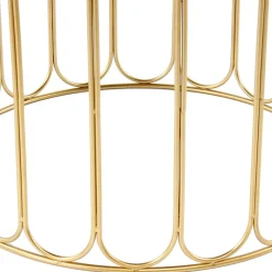 Sale Wohnen Edler Samthocker in Petrol & Gold - Ugian