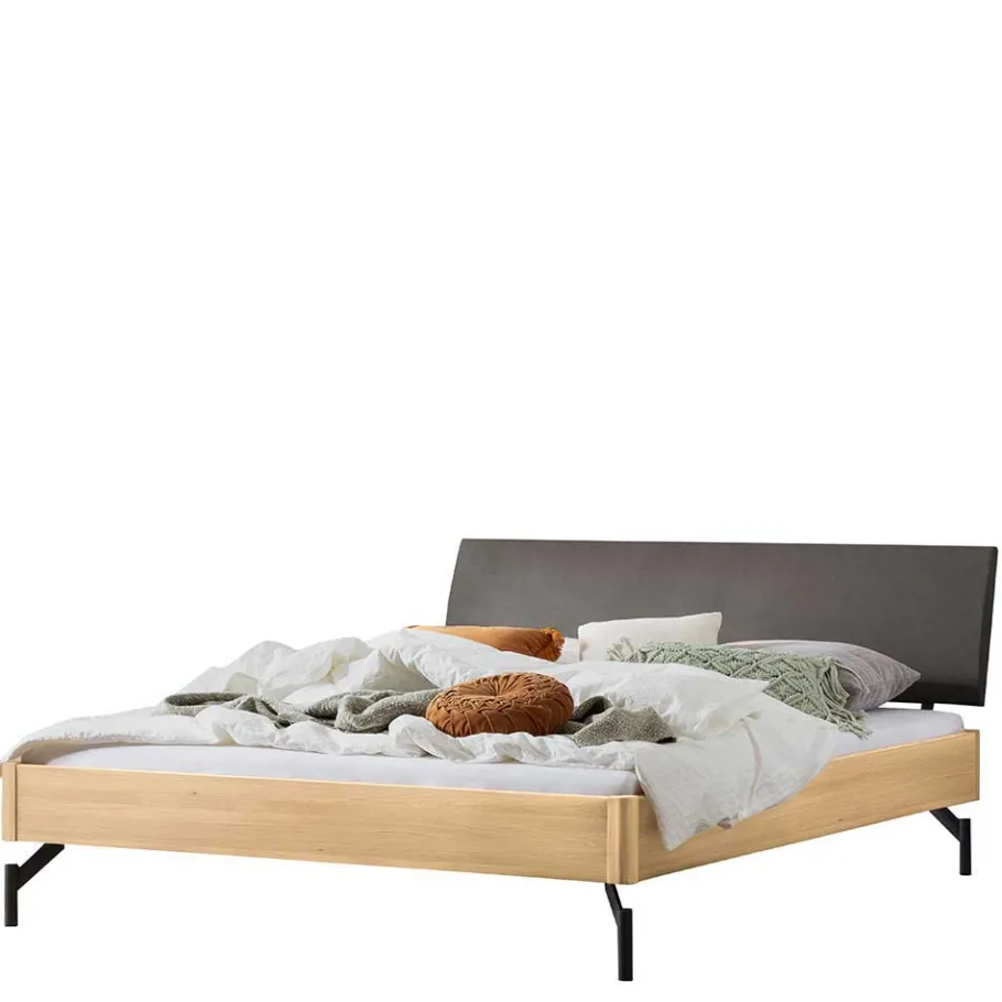 Sale Wohnen Ehebett Gestell in Eiche Hell - Quincey
