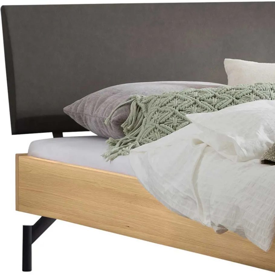 Sale Wohnen Ehebett Gestell in Eiche Hell - Quincey