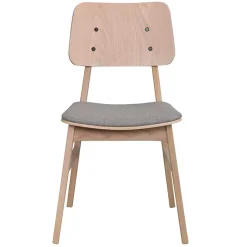 Wohnen Eiche Essstuhl in White Wash - Cellon (2er Set)