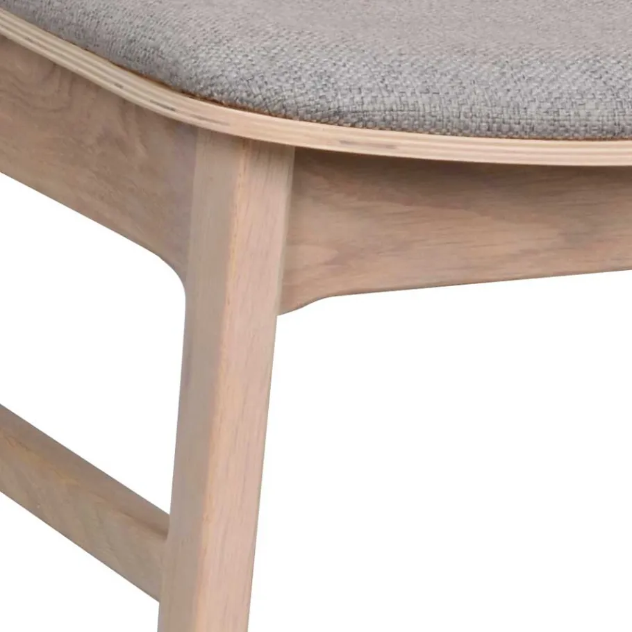 Wohnen Eiche Essstuhl in White Wash - Cellon (2er Set)