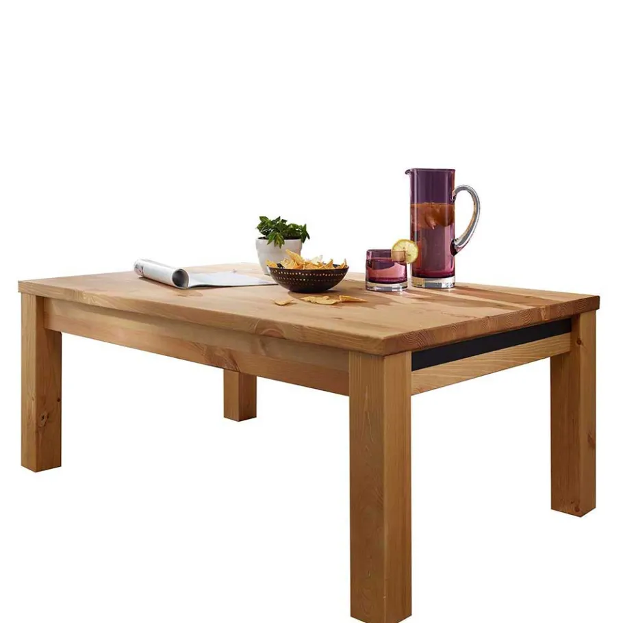 Discount Wohnen Eichenfarbener Wohnzimmer Sofatisch aus Kiefer - Filedria