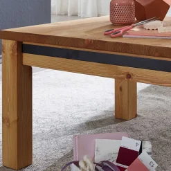 Discount Wohnen Eichenfarbener Wohnzimmer Sofatisch aus Kiefer - Filedria