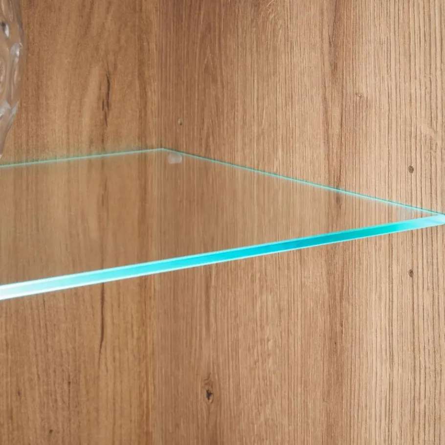 Outlet Wohnen Eicheoptik Wohnzimmermöbel Set - Brocus (vierteilig)