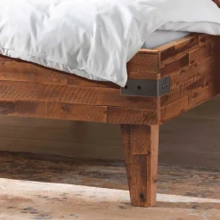 Sale Wohnen Einzelbett Bett aus Massivholz Akazie - Cuatro