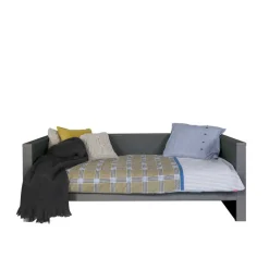 Best Wohnen Einzelbett Menkroa in Dunkelgrau