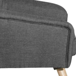 Clearance Wohnen Einzelsessel in Anthrazit und Buche - Onjamy