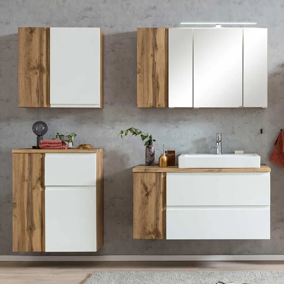 Sale Wohnen Elegante Badeinrichtung Möbelset - Eight (vierteilig)