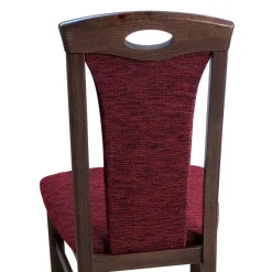 Clearance Wohnen Elegante Esszimmer Stühle in Rot Nelly & Nussbaum (2er Set)