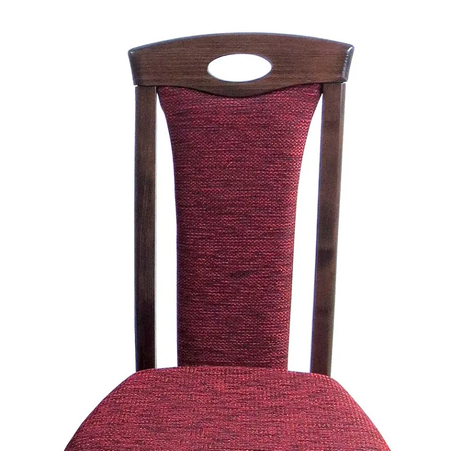 Clearance Wohnen Elegante Esszimmer Stühle in Rot Nelly & Nussbaum (2er Set)