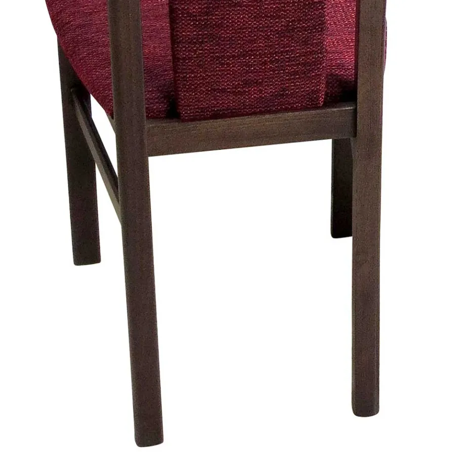 Clearance Wohnen Elegante Esszimmer Stühle in Rot Nelly & Nussbaum (2er Set)