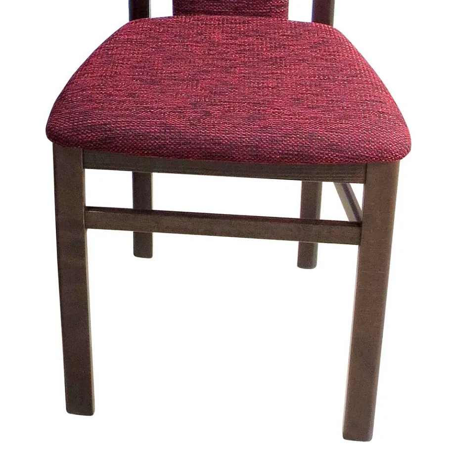 Clearance Wohnen Elegante Esszimmer Stühle in Rot Nelly & Nussbaum (2er Set)