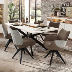 Hot Wohnen Elegante Sitzgruppe siebenteilig - Niam (siebenteilig)
