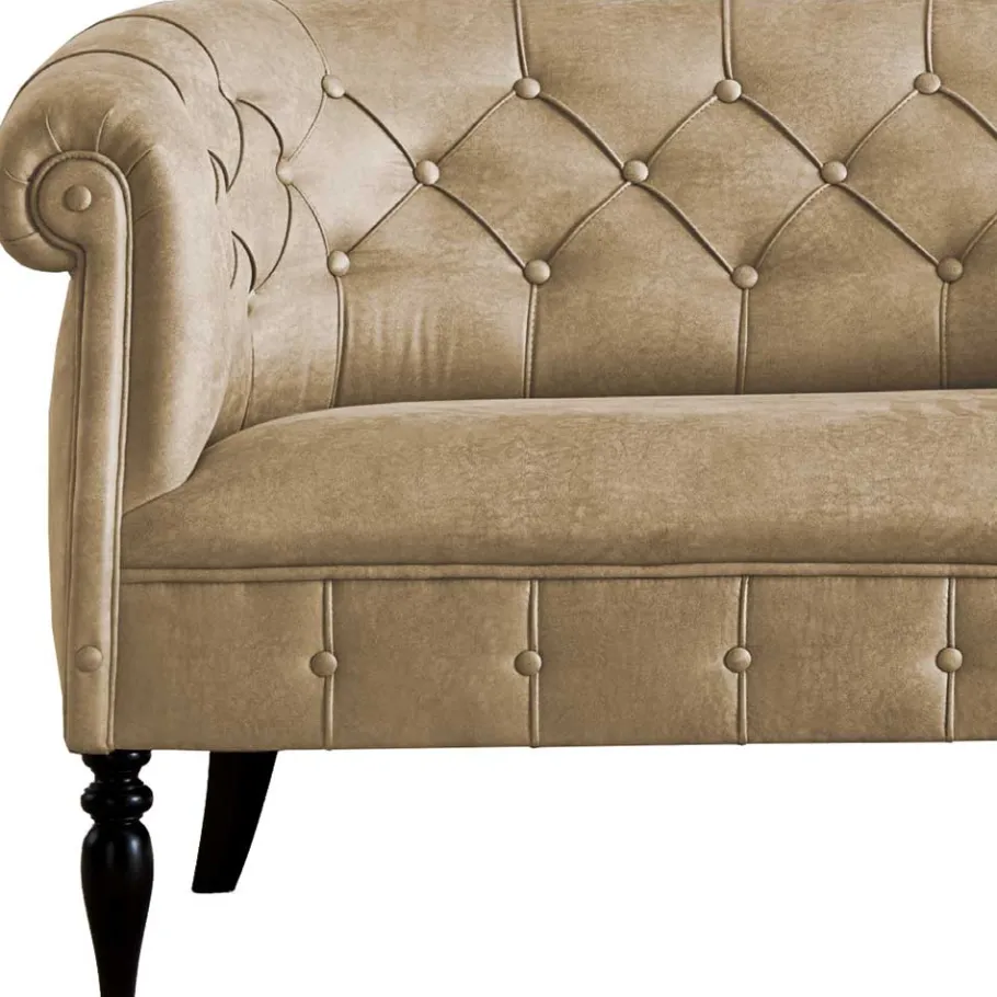 Best Wohnen Elegantes Design Sofa im Chesterfield Look - Kiano