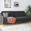 Sale Wohnen 3er Bettsofa in Grau Stoffbezug - Tabara