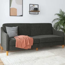 Sale Wohnen 3er Bettsofa in Grau Stoffbezug - Tabara