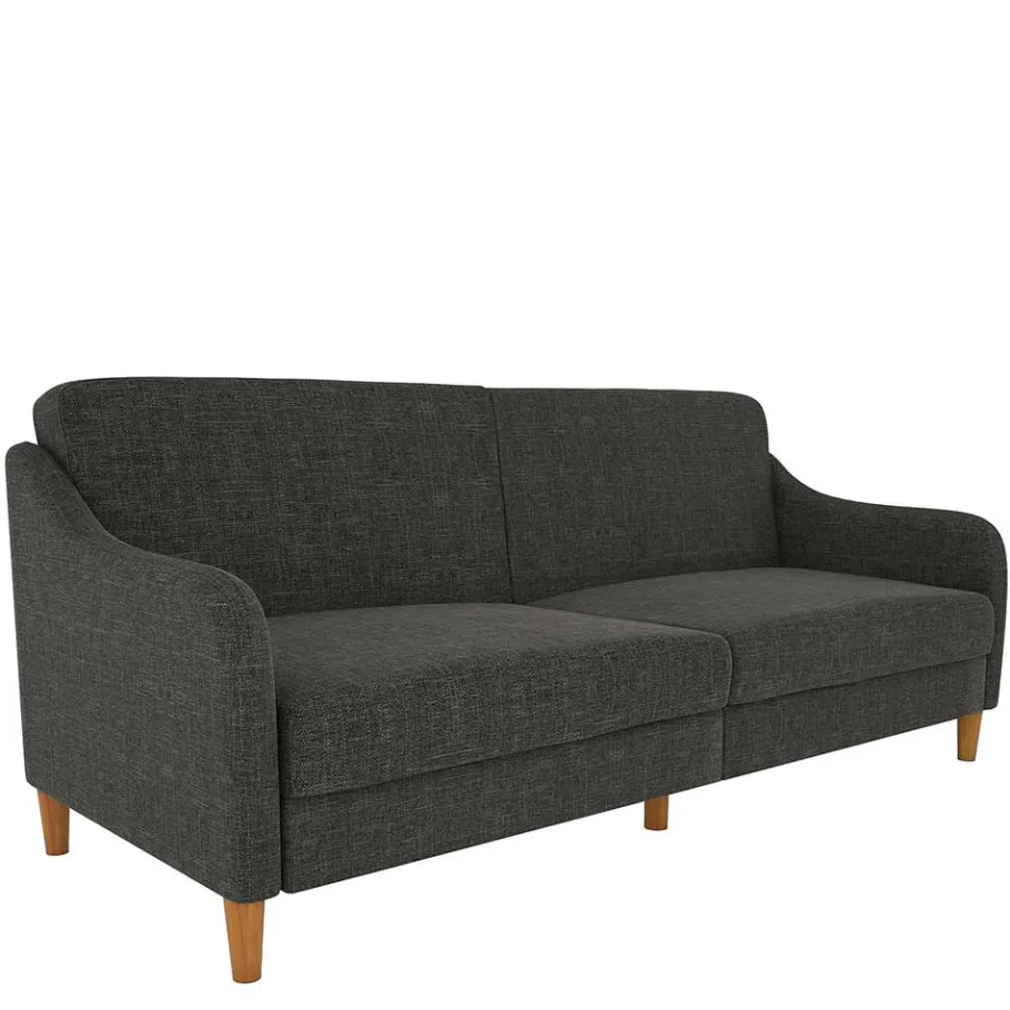 Sale Wohnen 3er Bettsofa in Grau Stoffbezug - Tabara