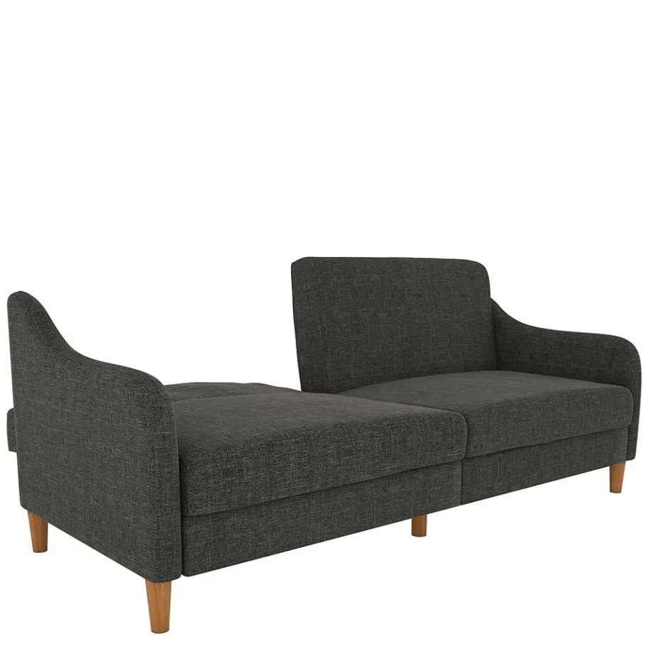 Sale Wohnen 3er Bettsofa in Grau Stoffbezug - Tabara
