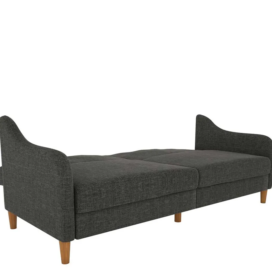 Sale Wohnen 3er Bettsofa in Grau Stoffbezug - Tabara
