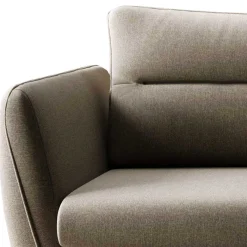 Online Wohnen 3er Schlafcouch in Graubraun meliert - Milor